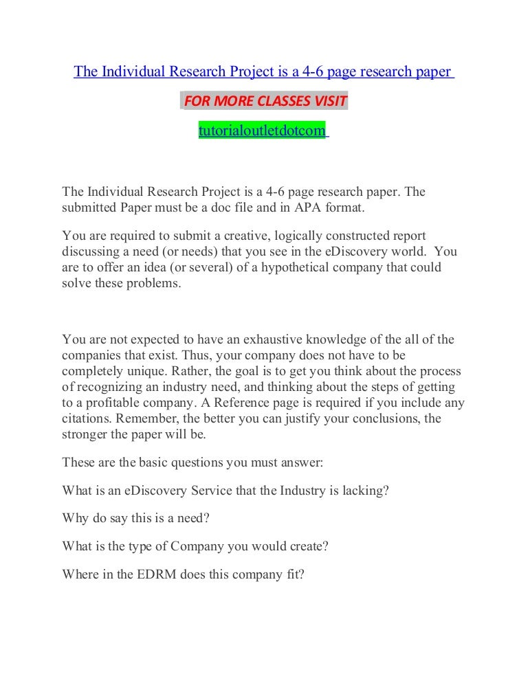 how to start a research paper research paper format